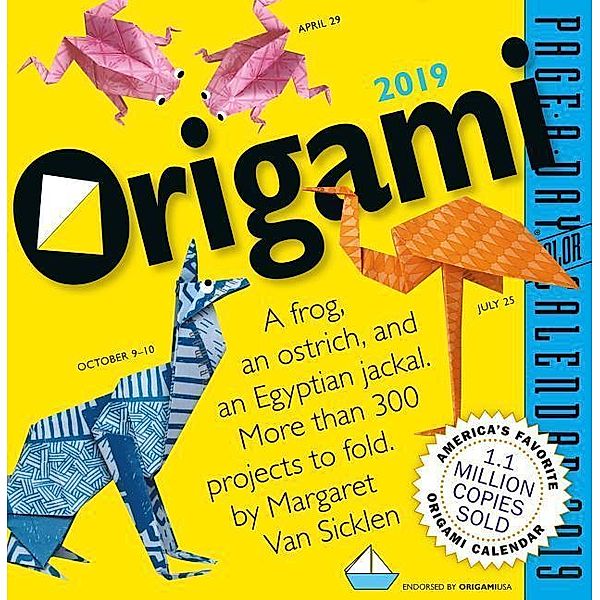 Origami Page-A-Day Calendar 2019, Margaret van Sicklen