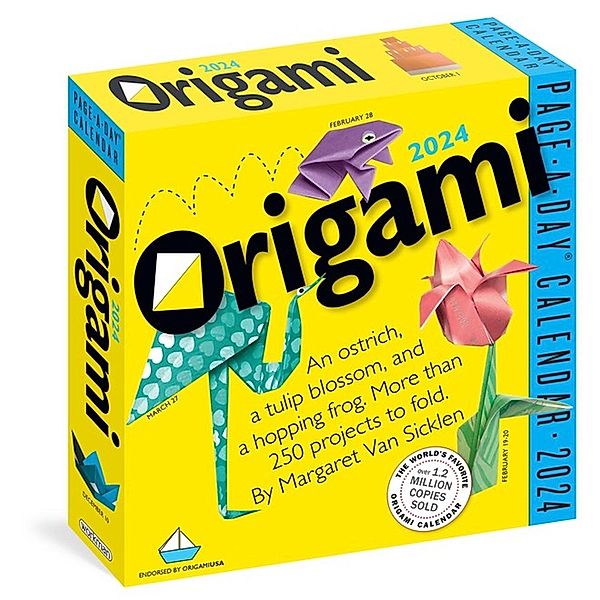 Origami Page-A-Day Calendar 2024, Margaret van Sicklen