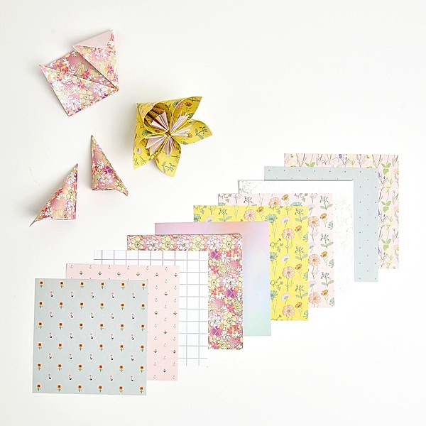 RICO DESIGN Origami-Papier FUTSCHIKATO BLUMEN 50 Blatt