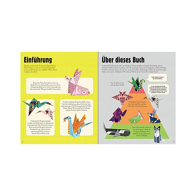 Origami-Set für Einsteiger – Bunte Tiere - mit 75 bunten Faltbögen und  Anleitung | Weltbild.ch