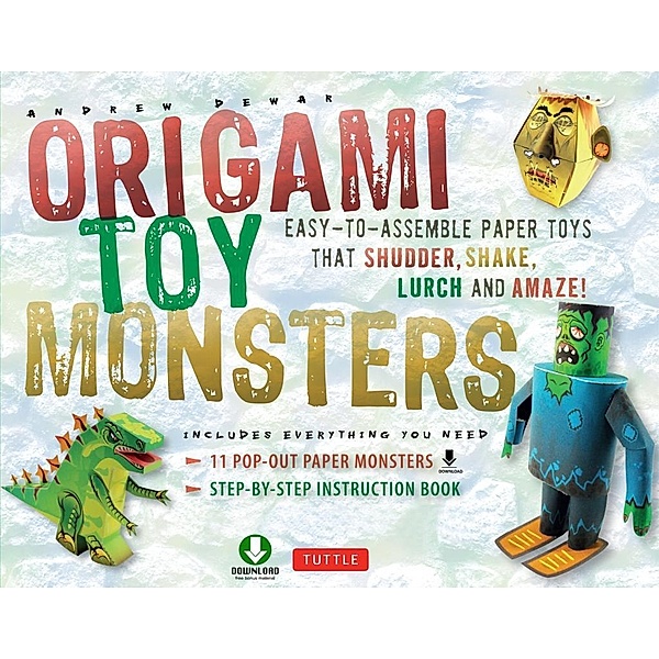 Origami Toy Monsters Kit Ebook, Andrew Dewar