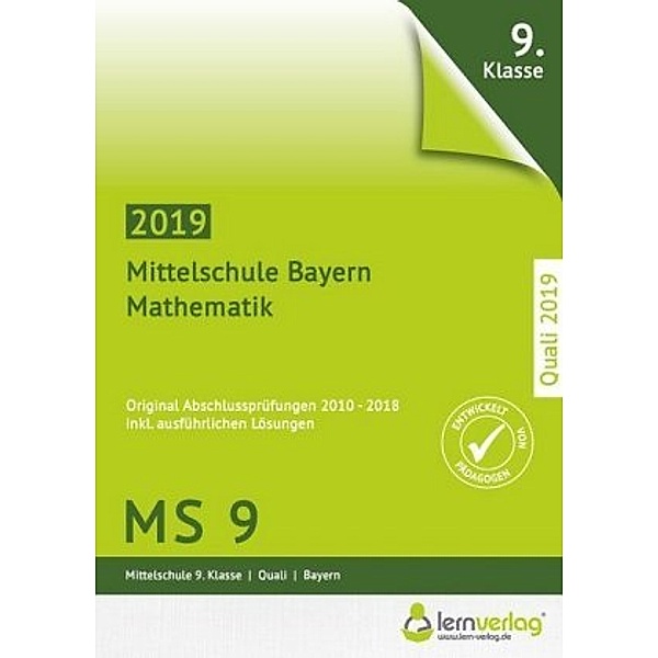 Original Abschlussprüfungen Mathematik Mittelschule MS9 Bayern - Quali 2019
