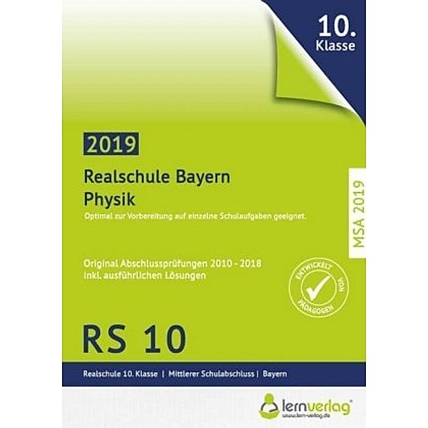 Original Abschlussprüfungen Physik Realschule Bayern 2019
