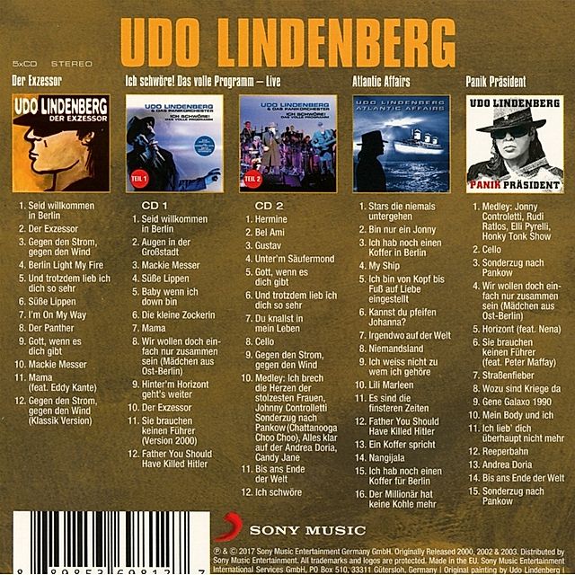 Original Album Classics CD von Udo Lindenberg bei Weltbild.de