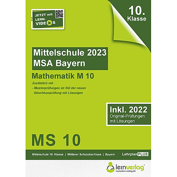 Original-Prüfungen Mittelschule M10 Bayern 2023 Mathematik