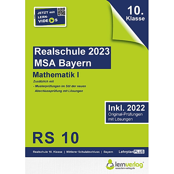 Original-Prüfungen Realschule Bayern 2023 Mathematik I
