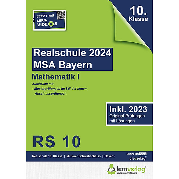 Original-Prüfungen Realschule Bayern 2024 Mathematik I