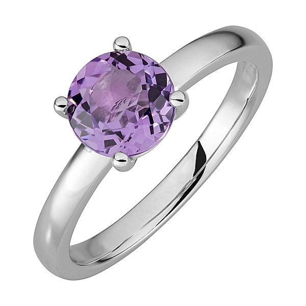 Orolino Ring 585/- Gold Amethyst lila Glänzend (Größe: 054 (17,2))