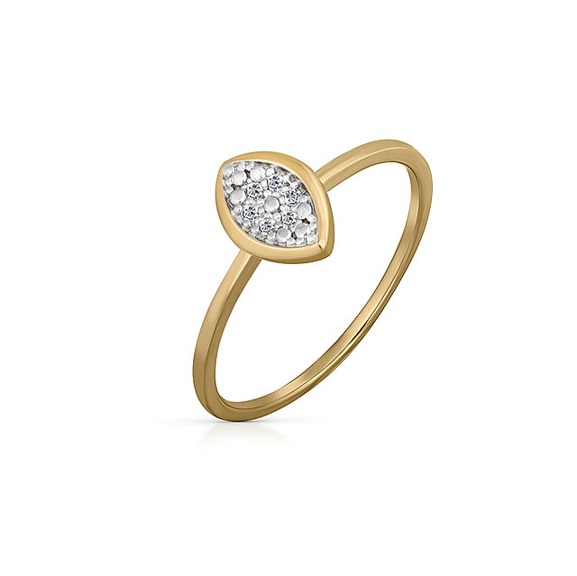 Orolino Ring 585 - Gold Brillant weiß Glänzend 0,03ct. Größe: 058 18,5 |  Weltbild.de