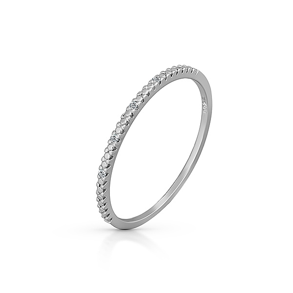 Orolino Ring 585/- Gold Brillant weiß Glänzend 0,02ct. (Größe: 058 (18,5))