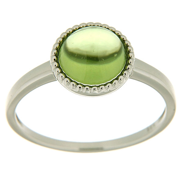 Orolino Ring 585/- Gold Peridot grün Glänzend (Größe: 060 (19,1))