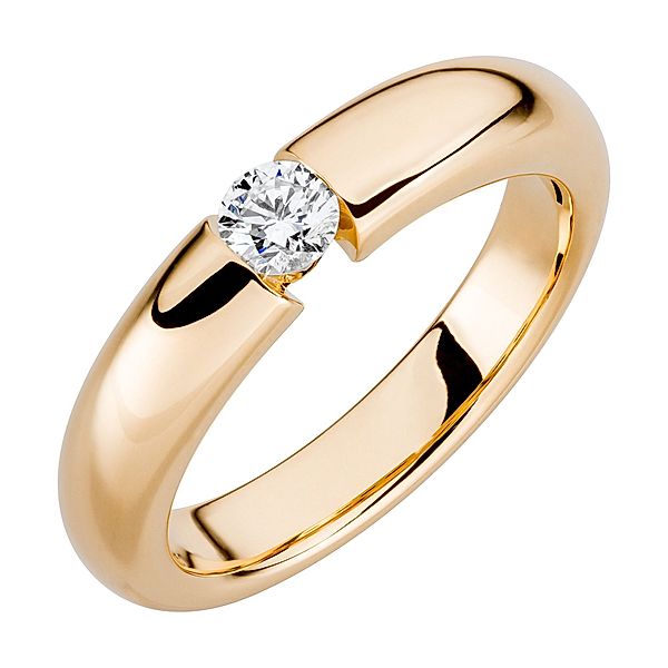 Orolino Ring 750/- Gold Brillant weiß Glänzend 0,25ct. (Größe: 056 (17,8))