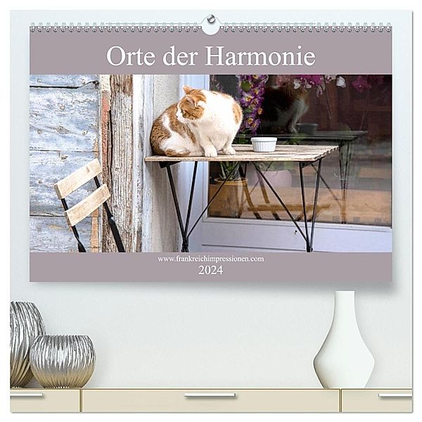 Orte der Harmonie (hochwertiger Premium Wandkalender 2024 DIN A2 quer), Kunstdruck in Hochglanz, Tanja Midgardson