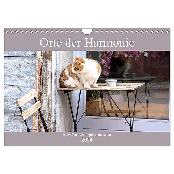 Orte der Harmonie (Wandkalender 2024 DIN A4 quer), CALVENDO Monatskalender, Tanja Midgardson