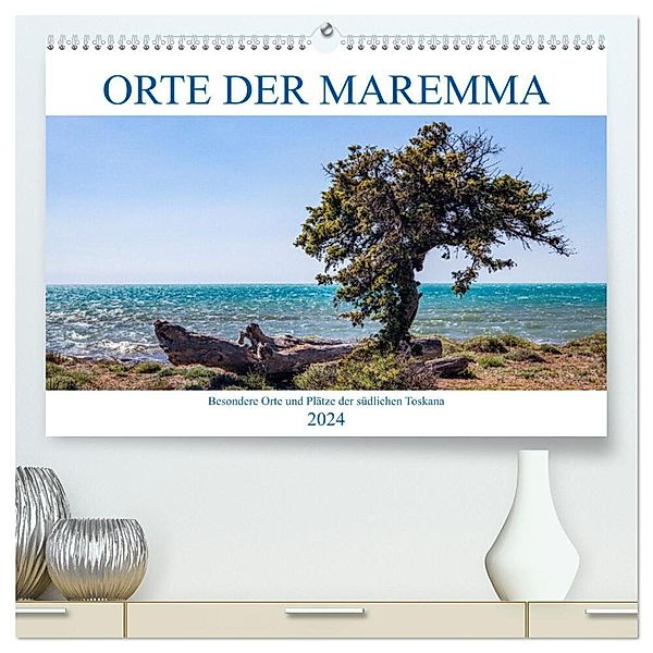 Orte der Maremma (hochwertiger Premium Wandkalender 2024 DIN A2 quer), Kunstdruck in Hochglanz, Gino Braun