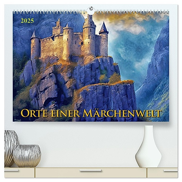 Orte einer Märchenwelt (hochwertiger Premium Wandkalender 2025 DIN A2 quer), Kunstdruck in Hochglanz, Calvendo, Werner Braun