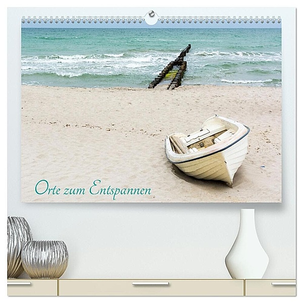 Orte zum Entspannen (hochwertiger Premium Wandkalender 2024 DIN A2 quer), Kunstdruck in Hochglanz, Christiane Kulisch