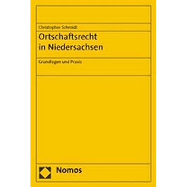 Ortschaftsrecht in Niedersachsen, Christopher Schmidt