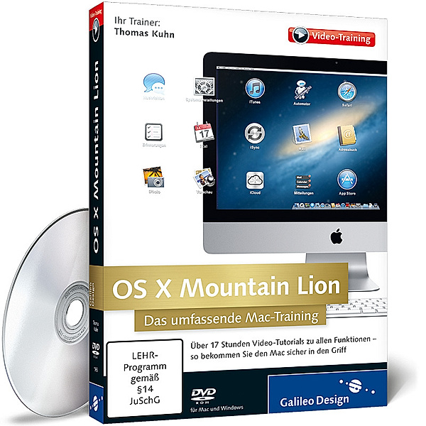OS X Mountain Lion - Das umfassende Mac-Training, DVD-ROM, Thomas Kuhn