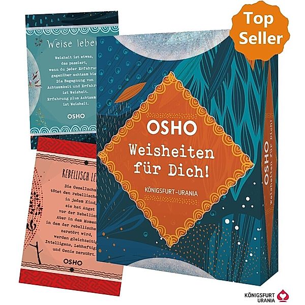 OSHO Weisheiten für dich!, 49 Meditationskarten + Booklet, Osho International Foundation