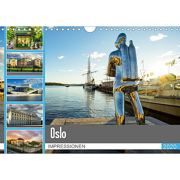 Oslo Impressionen (Wandkalender 2020 DIN A4 quer), Dirk Meutzner