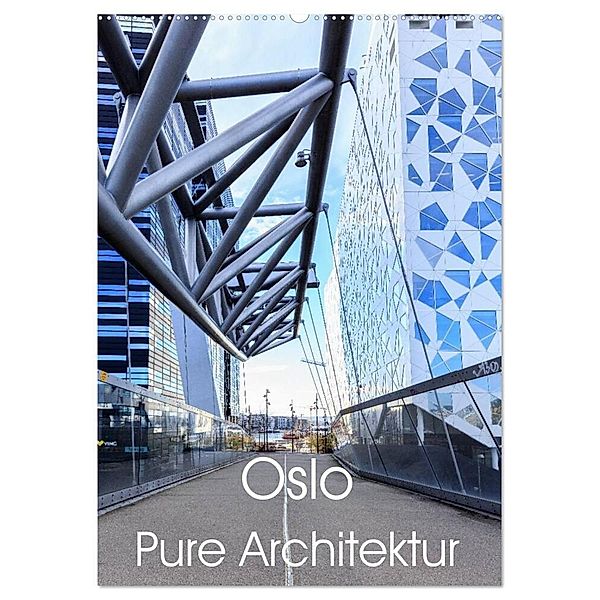 Oslo - Pure Architektur (Wandkalender 2024 DIN A2 hoch), CALVENDO Monatskalender, Thomas Klinder