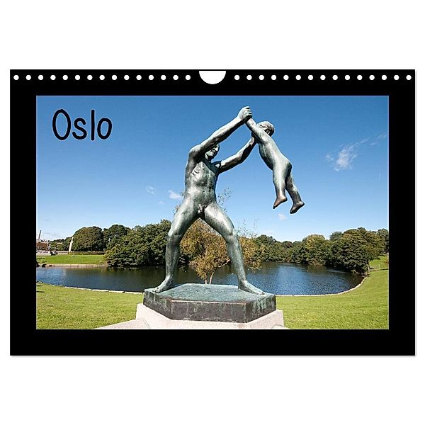 Oslo (Wandkalender 2024 DIN A4 quer), CALVENDO Monatskalender, Michaela Schneider www.ich-schreibe.com