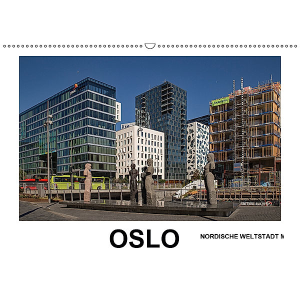 Oslo - Weltstadt mit Charme und Herz (Wandkalender 2019 DIN A2 quer), Christian Hallweger