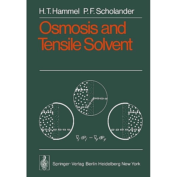 Osmosis and Tensile Solvent, H. T. Hammel, P. F. Scholander