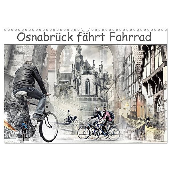 Osnabrück fährt Fahrrad (Wandkalender 2025 DIN A3 quer), CALVENDO Monatskalender, Calvendo, Viktor Gross