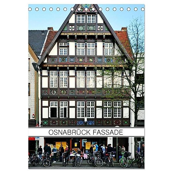 Osnabrück Fassade (Tischkalender 2024 DIN A5 hoch), CALVENDO Monatskalender, Jörg Dietrich