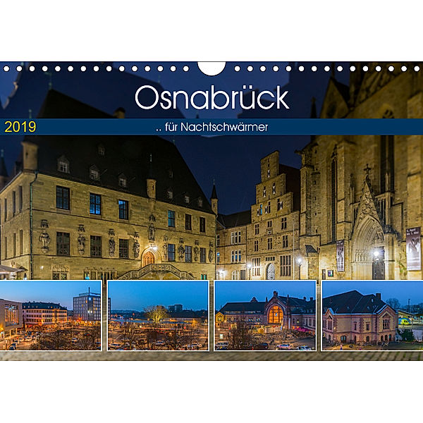 Osnabrück für Nachtschwärmer (Wandkalender 2019 DIN A4 quer), Trancerapid Photography