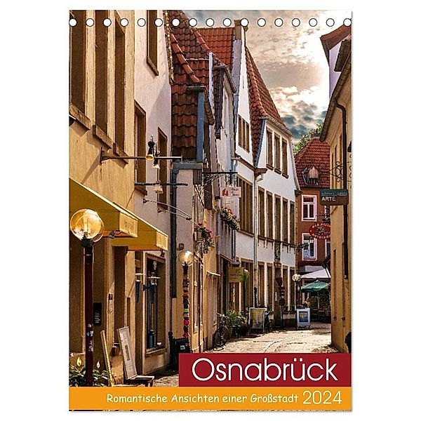 Osnabrück - Romantische Ansichten einer Großstadt (Tischkalender 2024 DIN A5 hoch), CALVENDO Monatskalender, Kurt Krause