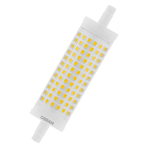 OSRAM LED-Lampe LINE, Kolben, 19W, R7S, Warmweiss, klar