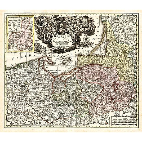 Ost- und Westpreussen (1740), Planokarte, Matthäus Seutter