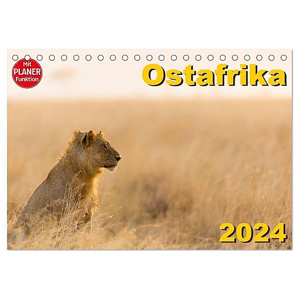 Ostafrika (Tischkalender 2024 DIN A5 quer), CALVENDO Monatskalender, Dr. Gerd-Uwe Neukamp