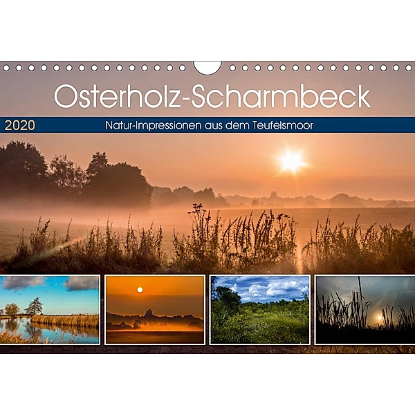 Osterholz-Scharmbeck, Natur-Impressionen aus dem Teufelsmoor (Wandkalender 2020 DIN A4 quer), Ulrike Adam