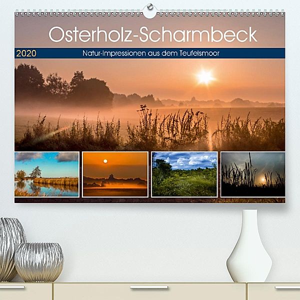 Osterholz-Scharmbeck, Natur-Impressionen aus dem Teufelsmoor (Premium-Kalender 2020 DIN A2 quer), Ulrike Adam