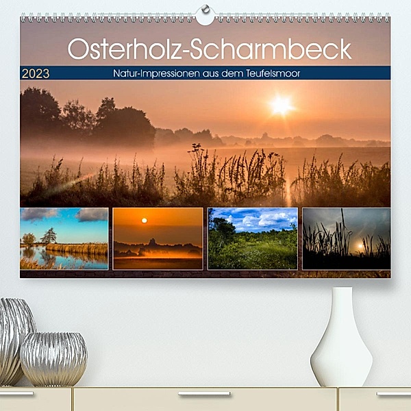 Osterholz-Scharmbeck, Natur-Impressionen aus dem Teufelsmoor (Premium, hochwertiger DIN A2 Wandkalender 2023, Kunstdruck, Ulrike Adam