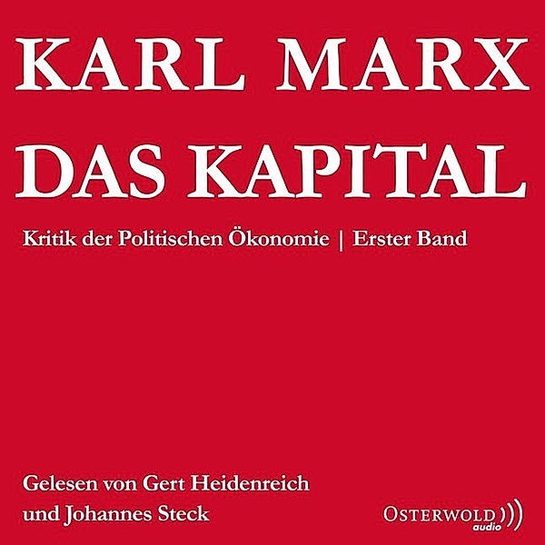 Osterwold Audio - Das Kapital.Bd.1,6 Audio-CD, Karl Marx