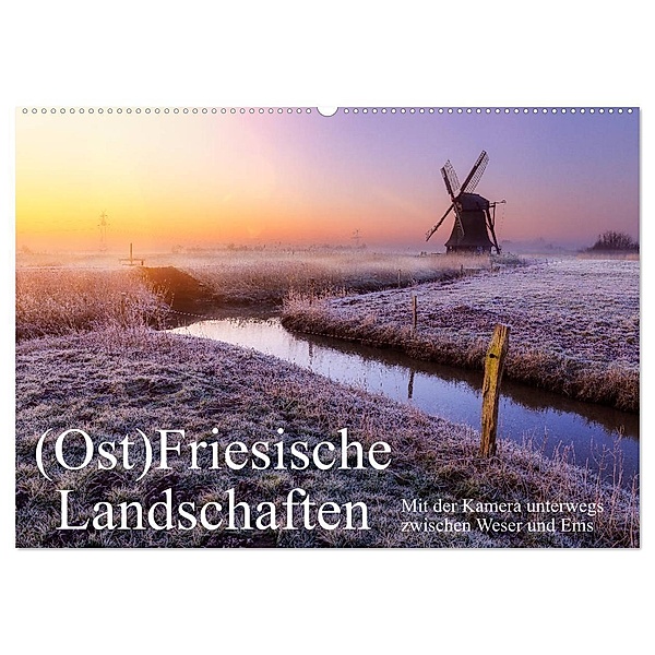 (Ost)Friesische Landschaften (Wandkalender 2024 DIN A2 quer), CALVENDO Monatskalender, Reemt Peters-Hein