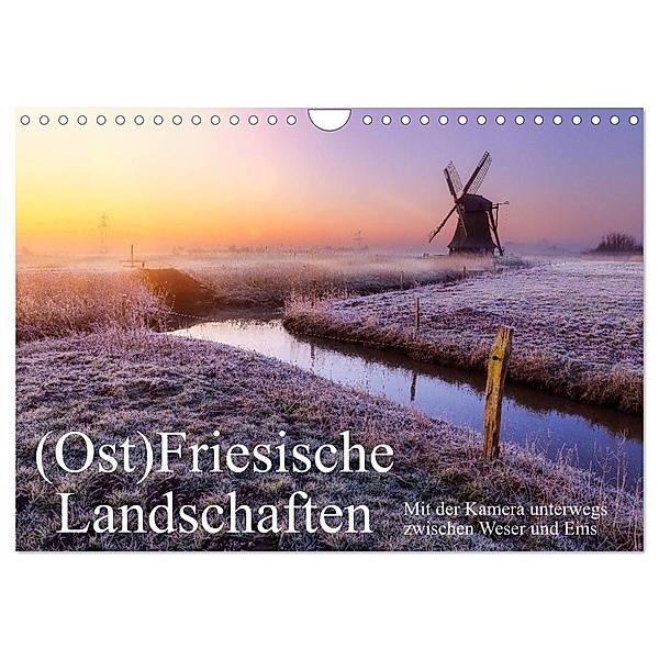 (Ost)Friesische Landschaften (Wandkalender 2024 DIN A4 quer), CALVENDO Monatskalender, Reemt Peters-Hein