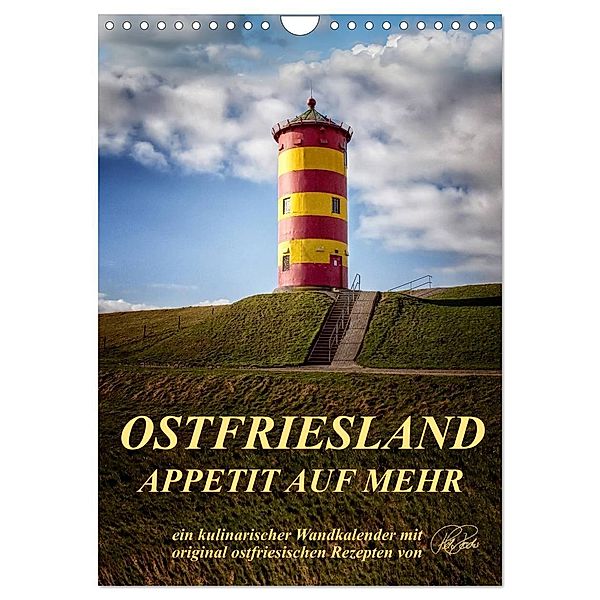 Ostfriesland - Appetit auf mehr / Geburtstagskalender (Wandkalender 2025 DIN A4 hoch), CALVENDO Monatskalender, Calvendo, Peter Roder