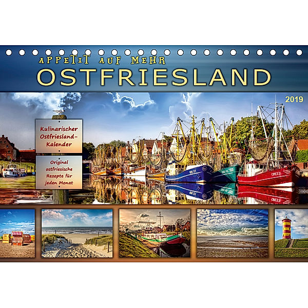 Ostfriesland - Appetit auf mehr (Tischkalender 2019 DIN A5 quer), Peter Roder