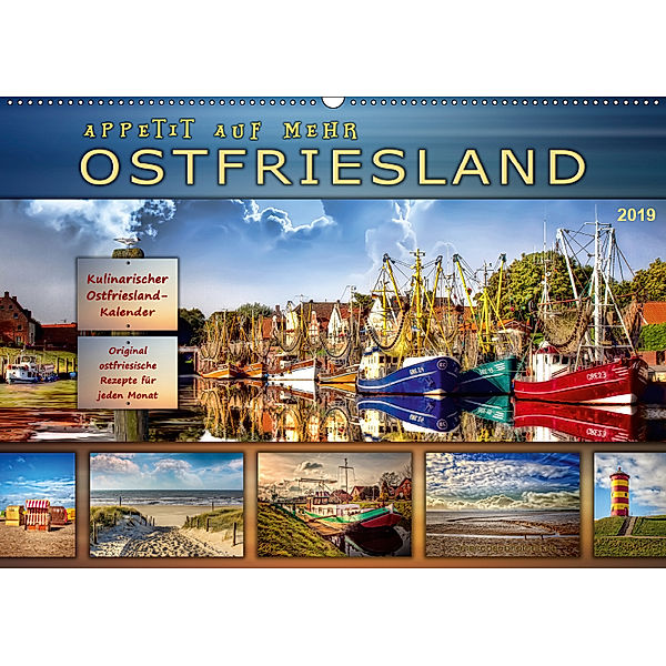 Ostfriesland - Appetit auf mehr (Wandkalender 2019 DIN A2 quer), Peter Roder