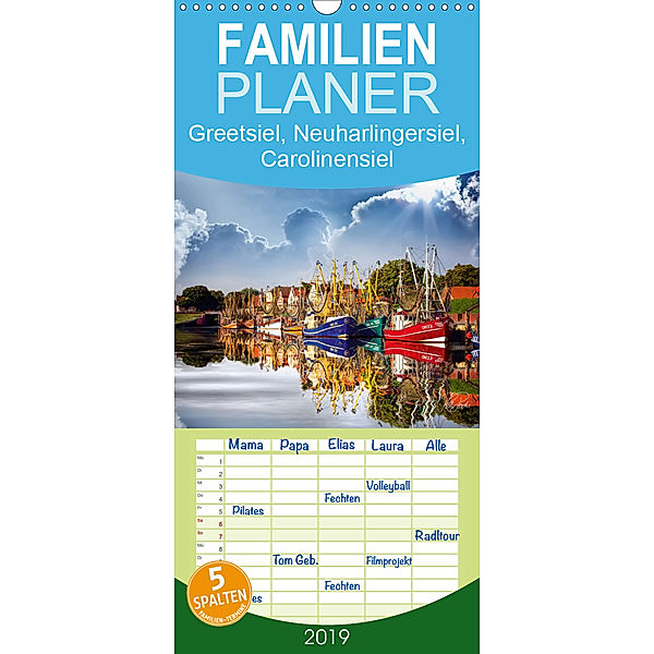 Ostfriesland, die alten Häfen - Greetsiel, Neuharlingersiel, Carolinensiel - Familienplaner hoch (Wandkalender 2019 , 21, Peter Roder