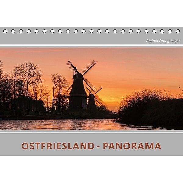 Ostfriesland Panorama (Tischkalender 2018 DIN A5 quer) Dieser erfolgreiche Kalender wurde dieses Jahr mit gleichen Bilde, Andrea Dreegmeyer