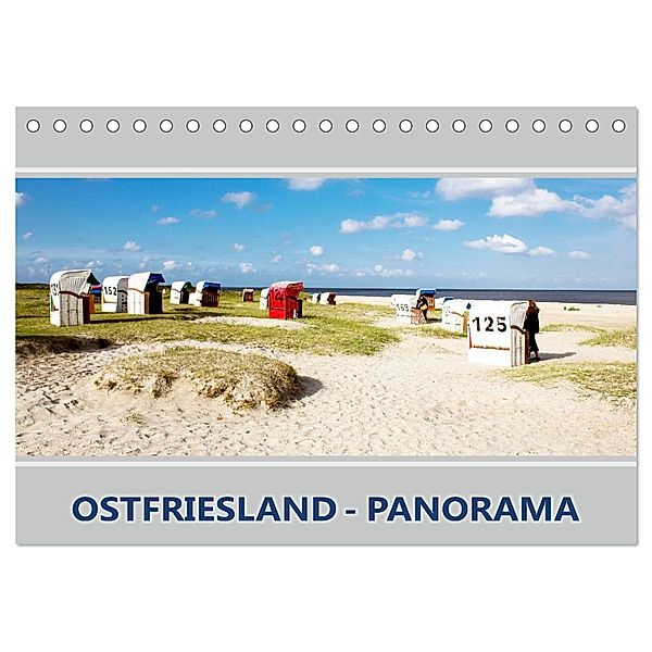 Ostfriesland Panorama (Tischkalender 2024 DIN A5 quer), CALVENDO Monatskalender, Andrea Dreegmeyer