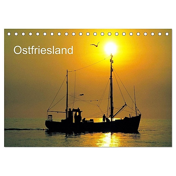 Ostfriesland (Tischkalender 2024 DIN A5 quer), CALVENDO Monatskalender, McPHOTO
