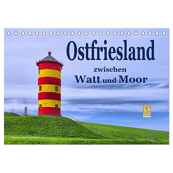 Ostfriesland - zwischen Watt und Moor (Tischkalender 2024 DIN A5 quer), CALVENDO Monatskalender, LianeM